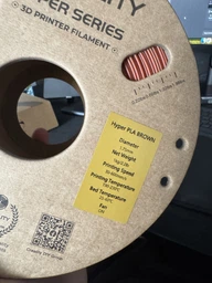 Пластик Creality Hyper PLA Filament для 3D принтера 1 кг 1.75 мм Коричневий (3301010382) фото від покупців 1