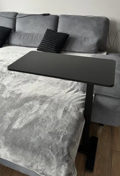 Cтол с регулировкой высоты на колесах 68x36 см Flexi Tech Black (28000) фото от покупателей 3