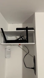 Настенная полка для роутера Wi-Fi Полка 30*20*13 см Белая