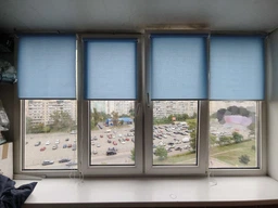Ролета тканинна Roll Group Льон LUX 45х165 Мокко 881 фото від покупців 9