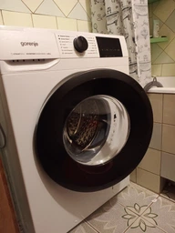 Фронтальная стиральная машина Gorenje, 6 кг, 1000 об/мин, класс энергоэффективности A+++, 435 см, с дисплеем, функцией пара, инверторный двигатель, белая (629053) фото от покупателей 10