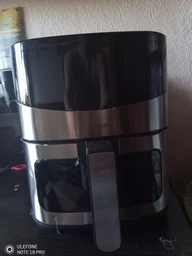 Многофункциональная мультипечь CROWNBERG AIR FRYER GRILL XL на 6,5 литров Аэрогриль , фритюрница без масла, аэрофритюрница 2000 Вт фото от покупателей 2