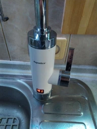 Проточный водонагреватель AQUATICA HZ 3.0 кВт 0.4-5 бар для кухни на гайке (W) HZ-6B143W (HZ-6B143W) фото от покупателей 1