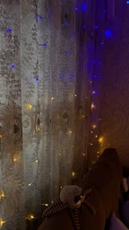 Гірлянда штора RD-085 120 LED Теплий білий (1.5х1.5 м ) (120LED1515M222BB) CLS55