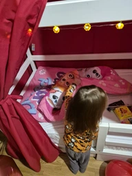 Балдахін намет на дитяче ліжко Домік "Бежева Хмара" фото від покупців 5