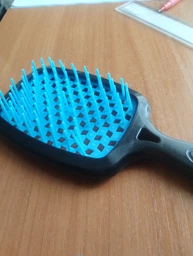 Расческа для волос Super Hair Brush Желтая с зеленым фото от покупателей 6