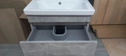 Тумба подвесная AQUA RODOS Винтаж с умывальником Frame 80 см севилья фото от покупателей 2