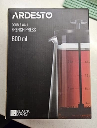 Френч-прес Ardesto Black Mars AR1906DWB (650мл)
