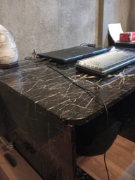Набор самоклеящаяся ПВХ пленка 2 шт по 0,6х3м, HOME DESIGN, интерьерная, водостойкая, для мебели и кухни, цвет черный мрамор (черная) фото от покупателей 1