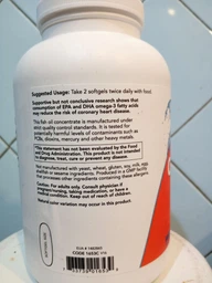 Омега-3 180 ЕПК/120 ДГК Now Foods (Omega-3 180 EPA/120 DHA) 500 желатинових капсул фото від покупців 17