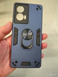 Захисний чохол Deexe Hybrid Shell для Motorola Edge 50 Fusion - Blue