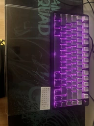 Механическая игровая клавиатура Attack Shark X85 беспроводная, Hot-Swap, 75%, RGB-подсветка, кнопочные переключатели, розовая