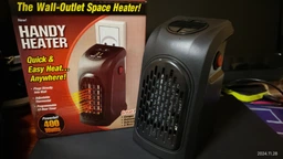 Обогреватель 400 Вт Rovus Handy Heater пульт ДУ Черный (ICL44) фото от покупателей 3