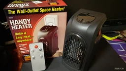 Обогреватель 400 Вт Rovus Handy Heater пульт ДУ Черный (ICL44) фото от покупателей 5