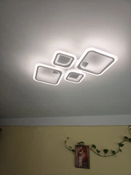 Люстра светодиодная потолочная LUMINARIA OVAL 80W 4S RC 725/423 WHITE 220V IP20, LED светильник с пультом ДУ фото от покупателей 9