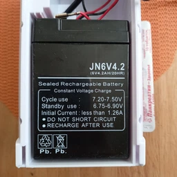 Ліхтар переносний світлодіодний 24 LED Almina DL-2424 з повербанком 3000 mAh Червоний фото від покупців 1