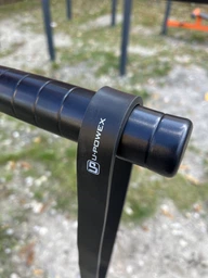 Резиновая петля для подтягивания U-powex Power band черная 22мм ширина 9-28кг нагрузка для фитнеса, тренировок (арт.2162) фото от покупателей 1