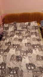 Подушка дитяча антиалергенна Руно Grey Cat 40 х 60 см (Р309.52_Grey Cat) фото от покупателей 6