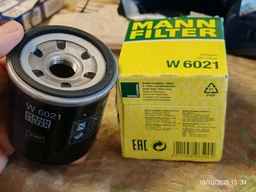 Фільтр масляний Chevrolet Aveo 1.2 08-/Spark 1.0-1.2 10-/Ravon R2 1.2 15-/R4 1.5 16- W 6021 MANN-FILTER фото от покупателей 1