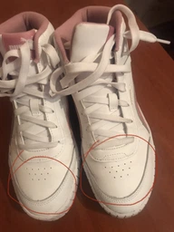 Женские кеды кожаные высокие Puma Carina Mia Mid 40264003 36 (3.5UK) 22.5 см Puma White-Poised Pink-Puma Gold (4069156910690) фото от покупателей 1