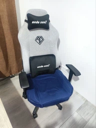 Кресло игровое Anda Seat Phantom 3 Fabric Size L Dark Grey (AD18Y-06-GB-F) фото от покупателей 4