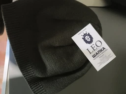 Шапка Лео Біні з відворотом One Size Чорна (ROZ6400177984)