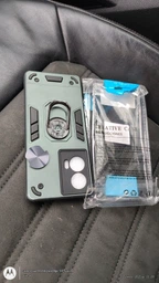 Защитный чехол Deexe Hybrid Shell для Motorola Edge 50 Fusion - Green