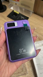 Power Bank 20000mAh Магнітний Бездротовий Акумулятор 22.5W для iPhone, Xiaomi, Samsung синій фото від покупців 10