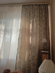 Комплект коротких штор VR-Textil жаккард Вензель № 091ш 130х170 см 2 шт Золотистый (35-0050) фото от покупателей 1