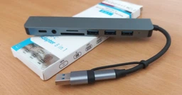 USB хаб концентратор usb-hub 3.0 Monty юсб разветвитель тройник удлинитель расширитель для ноутбука ПК картридер SD TF, mini-jack type-c адаптер 8в1 фото от покупателей 1