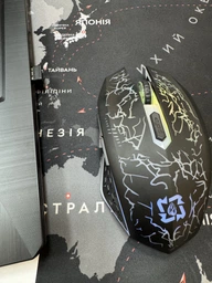 Бездротова ігрова миша GAME MOUSE RGB Bluetooth + 2.4G на акумуляторі чорна фото від покупців 3