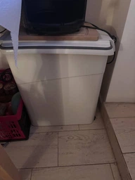 Контейнер для хранения сухого корма 54 л/15-18 кг корму MPS ОТО FOOD L WHITE 40*24*55 см (белый)