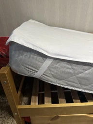 Наматрацник непромокаючий “НаМатрац” аквастоп 190 Cotton з резинками по 4-х кутах 160*190