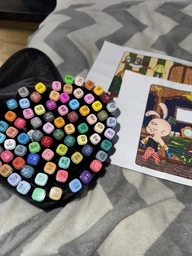 Набір маркерів 48 кольорів SKETCHMARKER для малювання скетчинга двосторонні