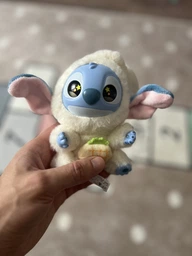 Детская мягкая игрушка сюрприз Лабубу Лило и Стич Labubu Lilo & Stitch плюшевая, брелок для ключей сумки портфеля для детей и взрослых 17 см фото от покупателей 1