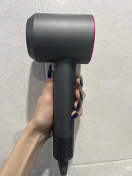 Фен-стайлер для волос 5 насадок 5в1 1600Вт Super Hair Dryer Fan Фуксия фото от покупателей 3