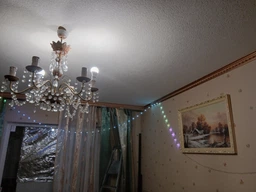 Умная светодиодная гирлянда LED RGB 5050, 5 м, водонепроницаемая IP67, многоцветная подсветка, с USB питанием 5.5V , управление телефоном Bluetooth + реакция на звук + пульт, белая (1490534113) фото от покупателей 4