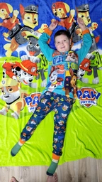 Детская пижама для мальчиков Щенячий патруль | PAW Patrol | светится в темноте | 8 лет рост 122-128см | цвет бирюзовый