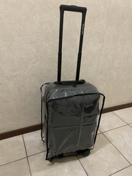 Чехол для чемодана Coverbag винил XS прозрачный фото от покупателей 1