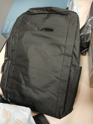 Городской универсальный дорожный набор 3 в 1: рюкзак, сумка, кошелек Backpack 9018 Черный фото от покупателей 1
