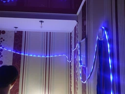 Неоновая гибкая лента умная светодиодная подсветка LED RGB 5м Smart гибкий неон с Bluetooth USB и синхронизацией музыки гирлянда IP67 фото от покупателей 8