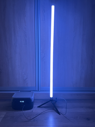 SMART світильник підлоговий 10W 5V RGB 1200x30mm чорний [4262380666139] EUROLAMP LED-FLD-10W(RGB)B фото від покупців 4