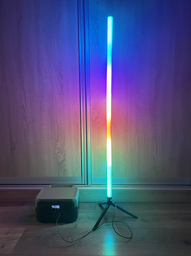 SMART світильник підлоговий 10W 5V RGB 1200x30mm чорний [4262380666139] EUROLAMP LED-FLD-10W(RGB)B фото від покупців 2