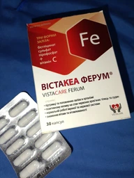 Витаминно-минеральный комплекс Вистакеа Ферум, 30 капсул фото от покупателей 2