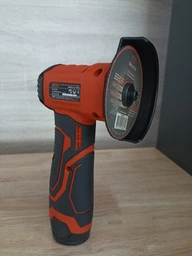 Минишлифмашина угловая аккумуляторная GTM MAGC12/76BL 12В 76 мм 19500 об/мин + аккумулятор 2 А*ч зарядное устройство (MAGC12/76BL_KIT) фото от покупателей 3