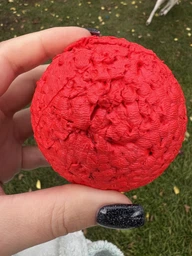 Игрушка для собак WAUDOG Fun Red Ball термопластичный полиуретан 70 мм (25881232) фото от покупателей 1