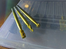 Фрезы разноы формы к минишлифмашинке YATO YT-61730, Ø= 2-16 мм, l= 40 мм, шпиндель Ø= 3,2 мм, компл. 10шт.