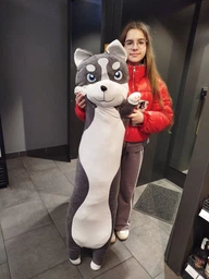 Мягкая игрушка обнимашка Кот Батонн 150 см премиум плюш гипоаллергенный наполнитель