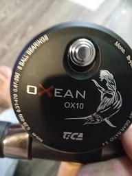 Потужна мультиплікаторна морська котушка для лову тролінгом та у виска Tica Oxean OX10 праворука фото від покупців 2