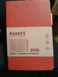 Еженедельник датирован 2026 Axent Partner Soft Muse 125*195 мм 192 страницы зеленый (8527-26-2-A)